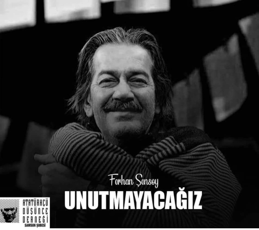 #FerhanŞensoy .. 

Hiç unutulmadın .. Unutulmayacaksın .. 

Işıklar yoldaşın olsun büyük usta 🙏