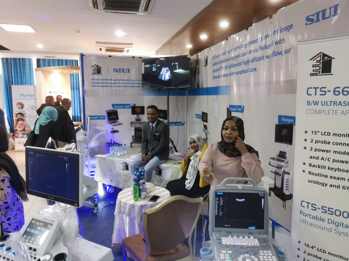 RafeefFor's tweet photo. Yesterday was an epic day at the 32th Congress of Obsetetrician &amp; Gynecological hosted by the society at Police Club

It was our pleasure to support our sister company El Bayti &amp; SIUI Healthcare 

#Rafeef #obsgyn #conference #ultrasound #healthcare #sudan https://t.co/tKbPMEKoYV