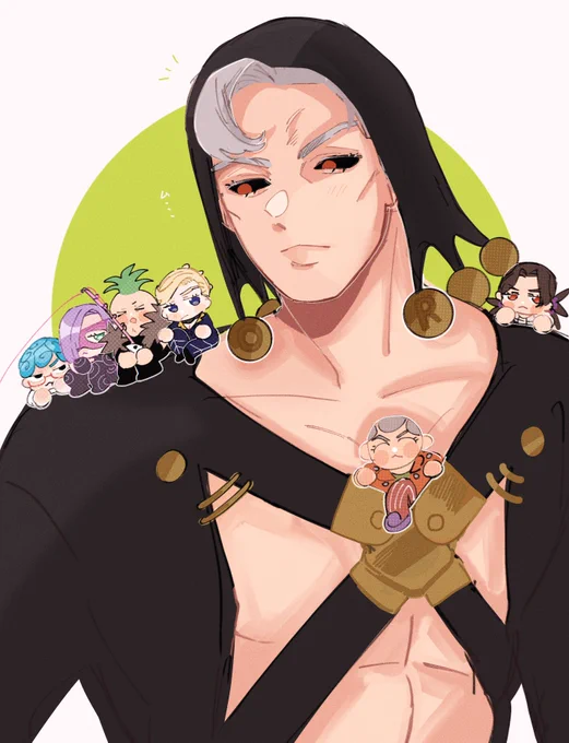 リゾットと仲間たち#jjba #jjbafanart 