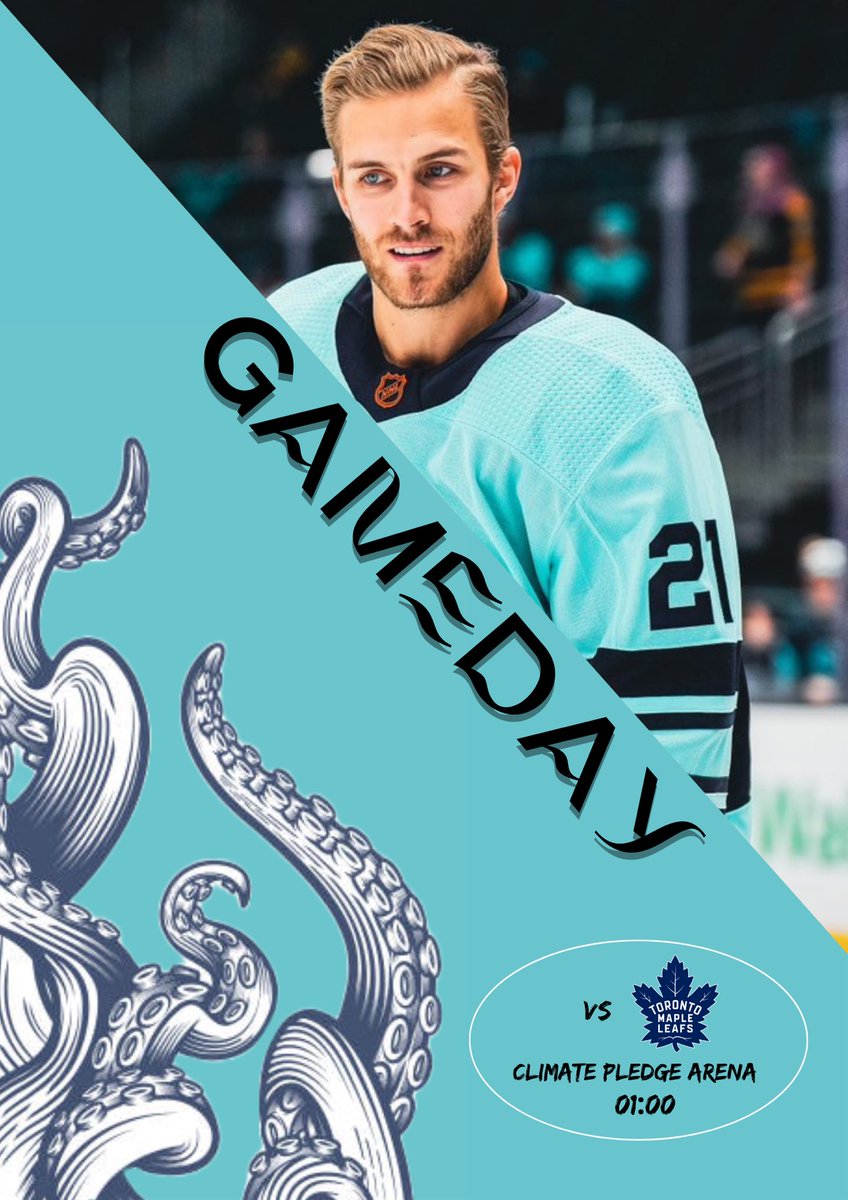 ⚓️ GAMEDAY ⚓️

Encore une opposition pas évidente, cette fois-ci face aux <a href="/LeafsForeverFR/">Toronto Maple Leafs Nation France</a>. 

En espérant que l’opposition soit tout aussi plaisante que face aux Bruins, avec la victoire tant qu’à faire 👀

#SeaKraken