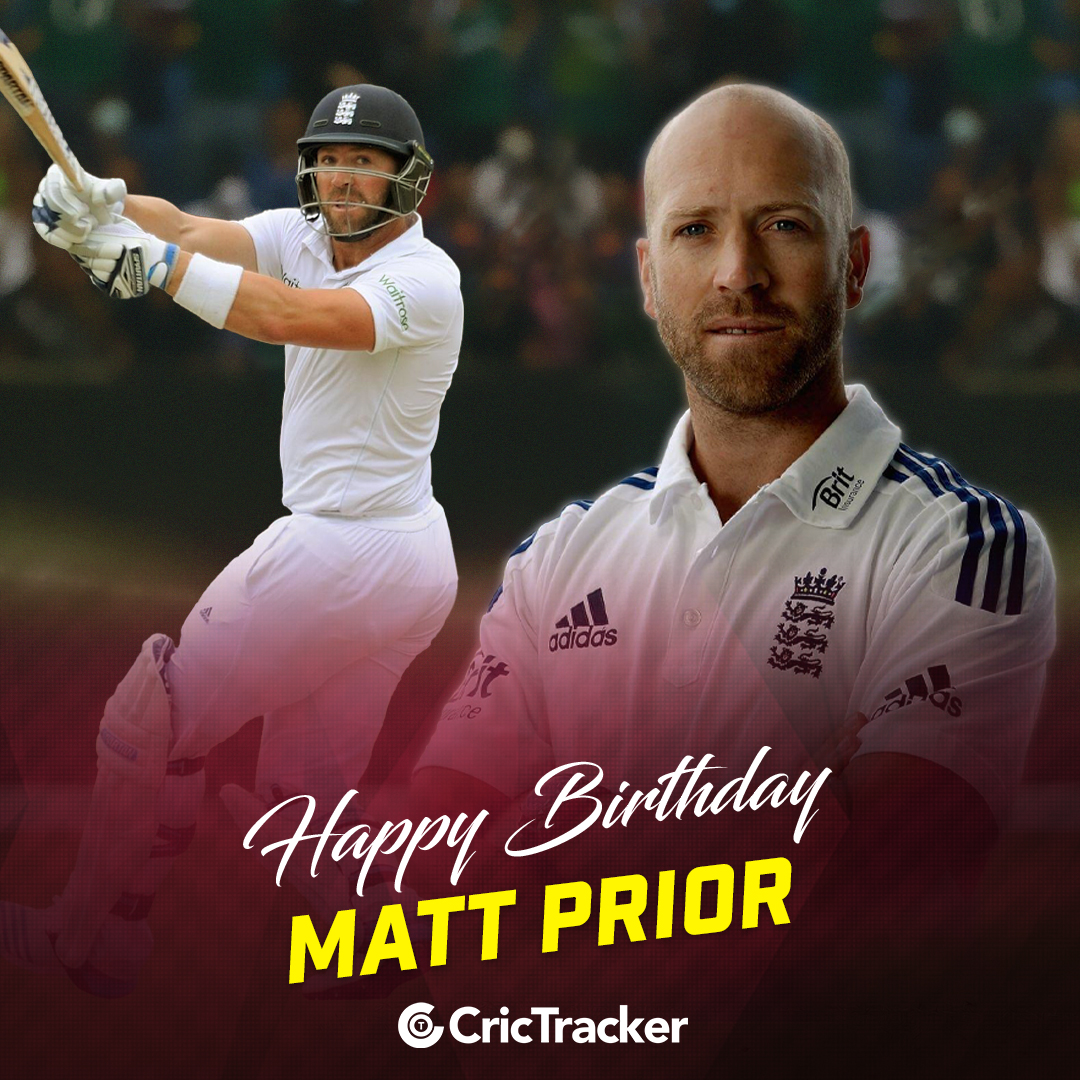 Cricketracker's tweet photo. Here's wishing a very happy 41st birthday to the former English wicket-keeper-batter, Matt Prior ππ
#CricTracker #EnglandCricket #MattPrior https://t.co/gzcxHf6UEQ