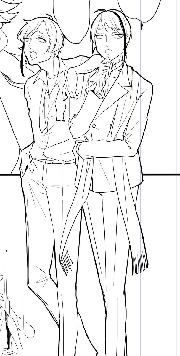 #twst女体化 #たこ恋0311
珍しく寮服描いてる 