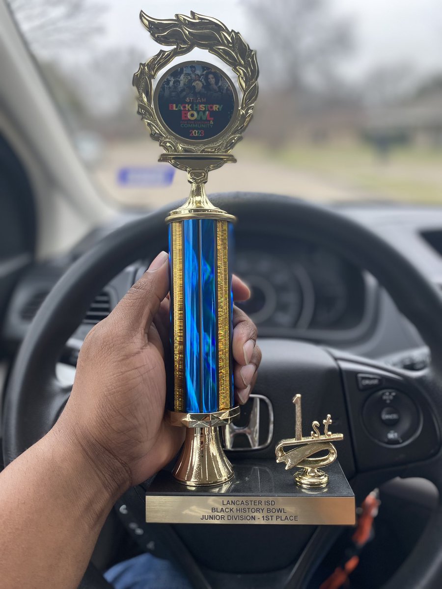 24JayGee's tweet photo. So proud of my babygirl, her teammates &amp; West Main Elementary. They took home 1st place in the Black History Bowl. “Dad when I FaceTimed my brother I was ready” @JamesGrace2000 she said she did it for you and her… https://t.co/RI10PZhHOg