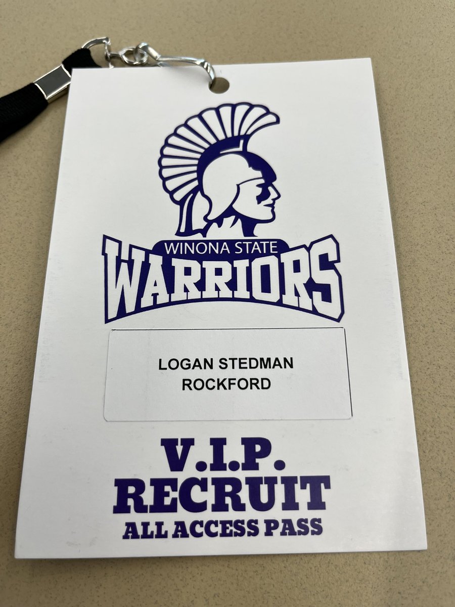 Logan Stedman (@loganstedman5) on Twitter photo Had a great junior day visit at Winona State today! <a href="/WinonaState_FB/">Winona State Football</a> Thank you <a href="/Coach_Bergy/">Brian Bergstrom</a> <a href="/TrevorOlson62/">Trevor Olson</a>! I enjoyed learning more about the program! Had a great junior day visit at Winona State today! <a href="/WinonaState_FB/">Winona State Football</a> Thank you <a href="/Coach_Bergy/">Brian Bergstrom</a> <a href="/TrevorOlson62/">Trevor Olson</a>! I enjoyed learning more about the program!