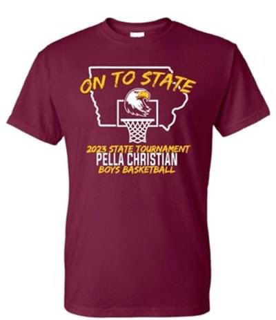 Congrats to <a href="/PCEaglesHoops/">Pella Christian Boys Basketball</a> on punching their ticket to the 2023 State Tournament! Be sure to get your Eagle State Tournament gear here: bsnteamsports.com/shop/hYo37VbHDM <a href="/PCEaglesAD/">Pella Christian AD</a> <a href="/xzono/">Andrew Schneider</a> <a href="/PCBarstool2/">PC Barstool</a> <a href="/kniakrls/">KNIA / KRLS Radio</a> @VoiceoftheDutch <a href="/ShootItacademy/">Doug Diers</a> <a href="/ShootersTouchIA/">Shooters Touch</a>