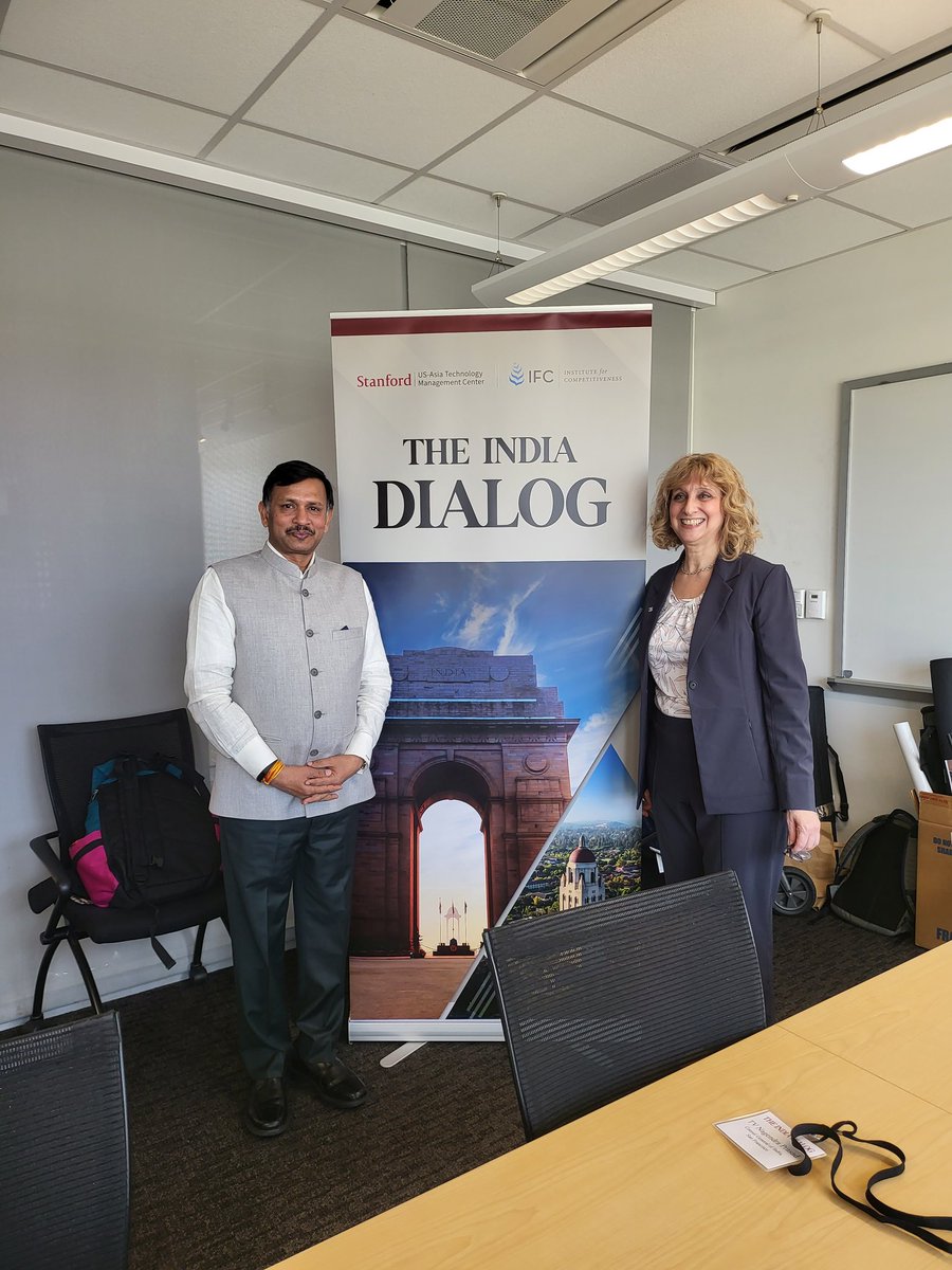 nagentv's tweet photo. Delighted to meet and exhange thoughts with Deputy Asst Secretary of State Nancy Izzo Jackson,  @State_SCA at #IndiaDialog  held at #Stanford and separately in #SanFrancisco. @CGISFO @kautiliya @StanfordUSATMC https://t.co/mebYhedVmT