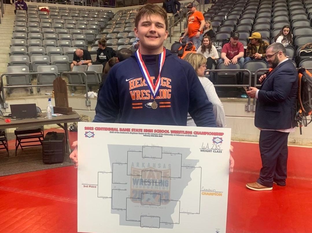 GoodwinBriar's tweet photo. Back to back heavyweight state champion! I would like to thank everyone who has been a part of my high school wrestling journey. @WarEagleWrestle @war_heritage https://t.co/RHjISU1ITb