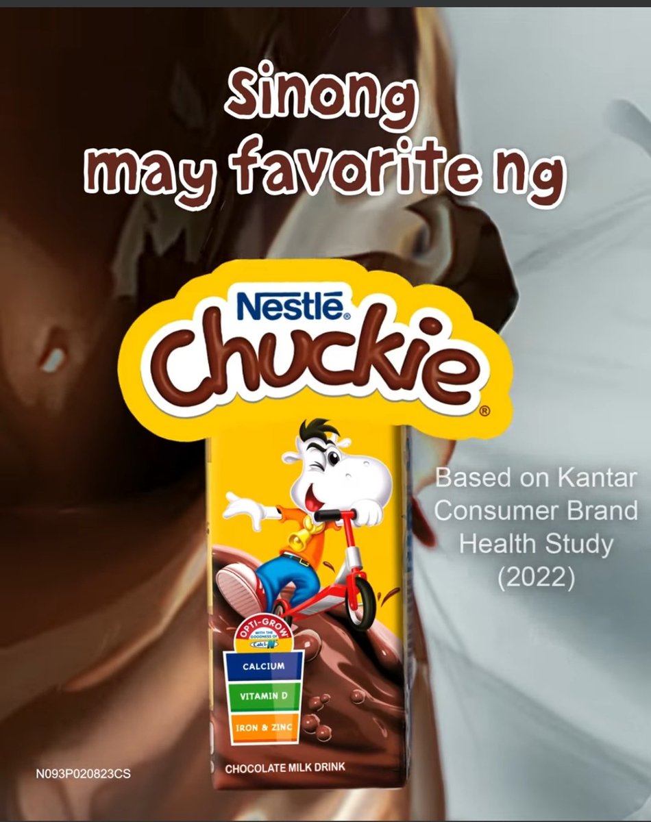 Nestle Chuckie Ad! 🥰🤩 Thank you po sa work 🙏🙏 Click here to watch:  https://t.co/qmcgXV0EIU, image size:950x1200