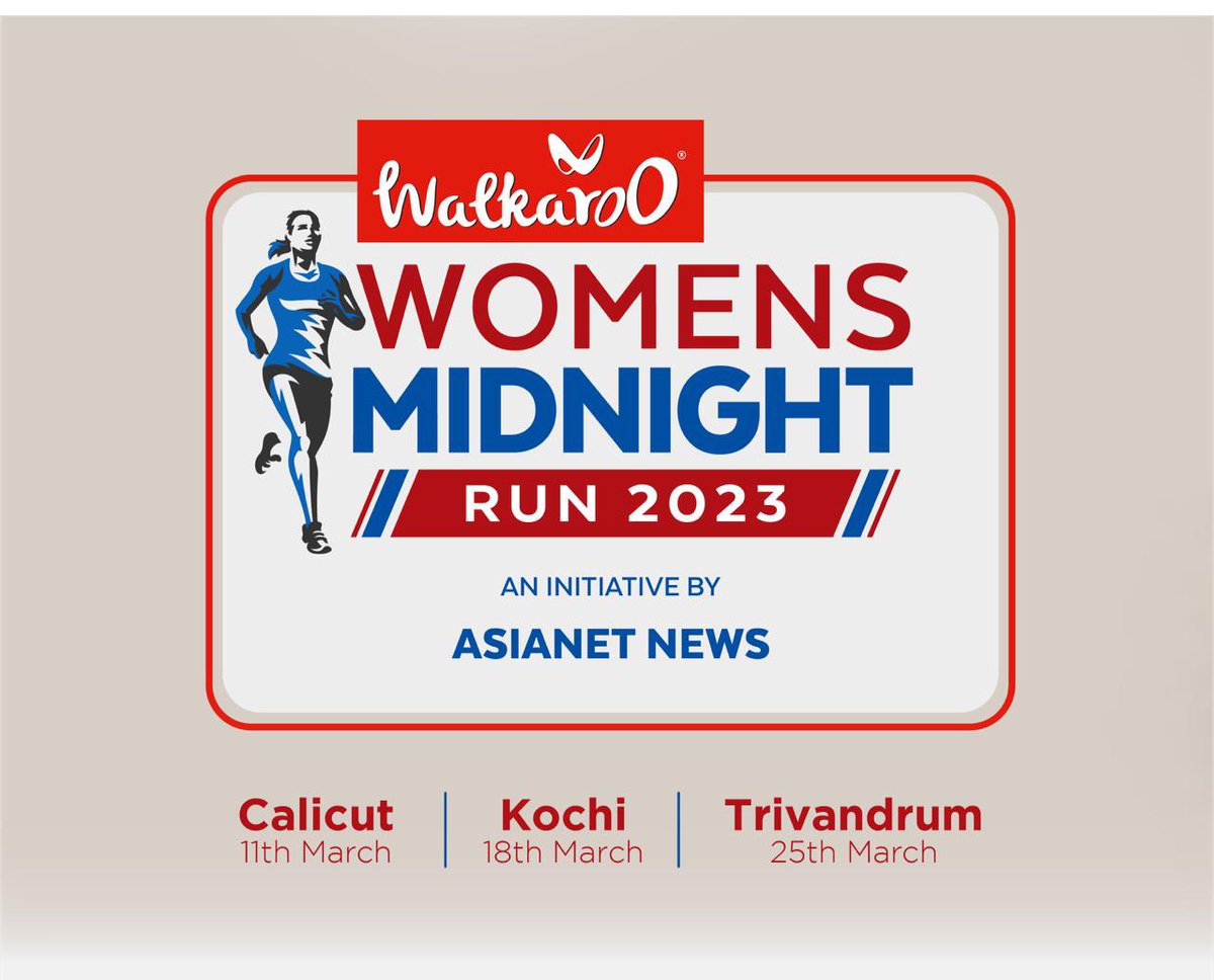 binurajendran's tweet image. Walkaroo womens midnight run 2023 #fearlessinkerala #walkaroo @AsianetNewsML @WalkarooIN
