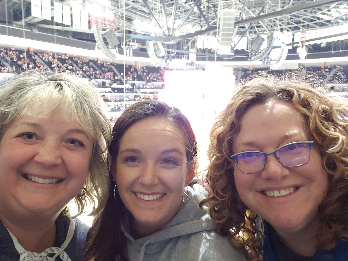Girls night! #GoAvsGo #TrashyLibrariansUnite
