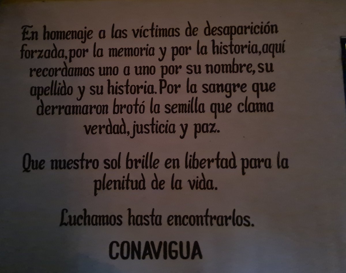 Mientras haya miles de personas buscando a sus familiares desaparecid@s durante el Conflicto Armado Interno, No hay paz. 
Mientras no haya justicia, no hay paz.

#DiaDeLaDignificacion
#EnGuatemalaSiHuboGenocidio