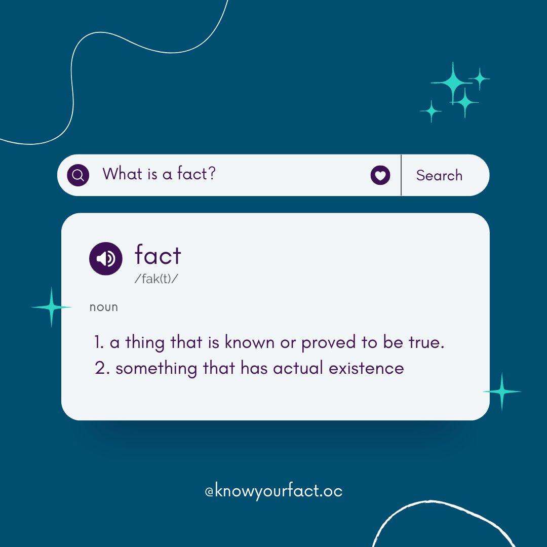 knowyourfactsoc's tweet photo. Nothing says facts like a dictionary definition!

#knowyourfactsoc #knowyourfacts #thenewsliteracyproject #misinformation @NewsLitProject https://t.co/gUXHZTPZGH