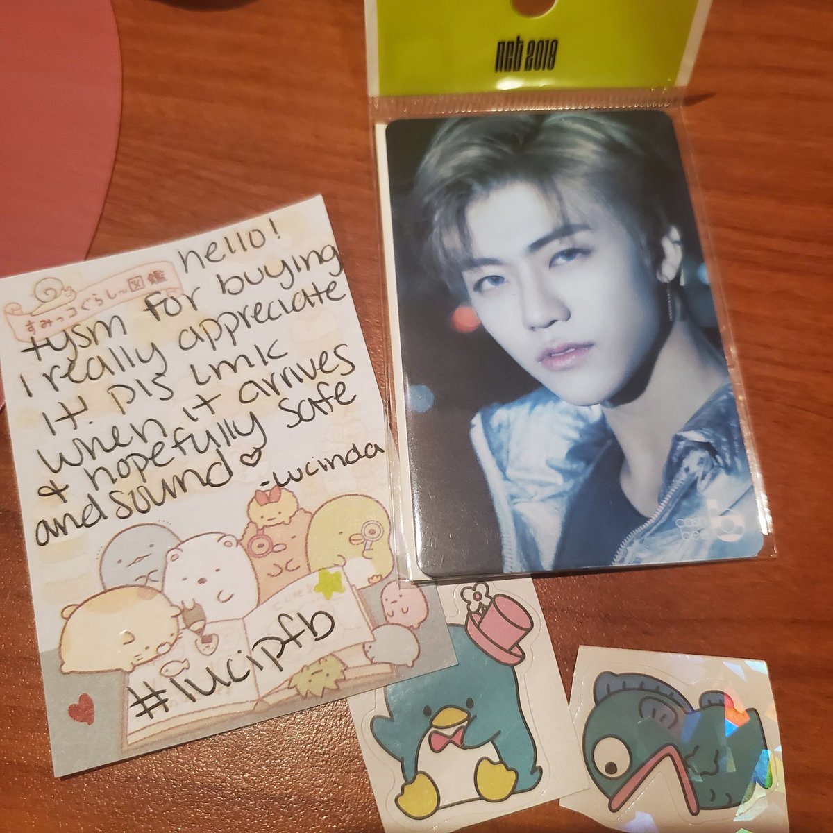 huangsjae's tweet photo. jaemin's home!! 💗 i'm so glad to finally have this card apart of my collection, tysm for selling him to me! #lucipfb @lucitbzen https://t.co/1WI1nsfqgd