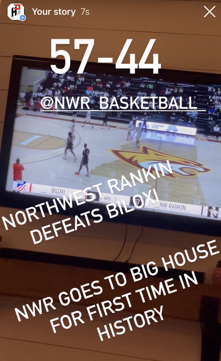 hooppeeks's tweet photo. Northwest Rankin High School Boy’s Varsity punched their ticket 🎟️ to the Big House for first time in school history! NWR knocks off Biloxi 57-44 
@NWR_Basketball @luckett_joshua @triplel_23 @DeshawnDillon2 #BrendenBrown #Crump #Davione https://t.co/xRvWgsls17