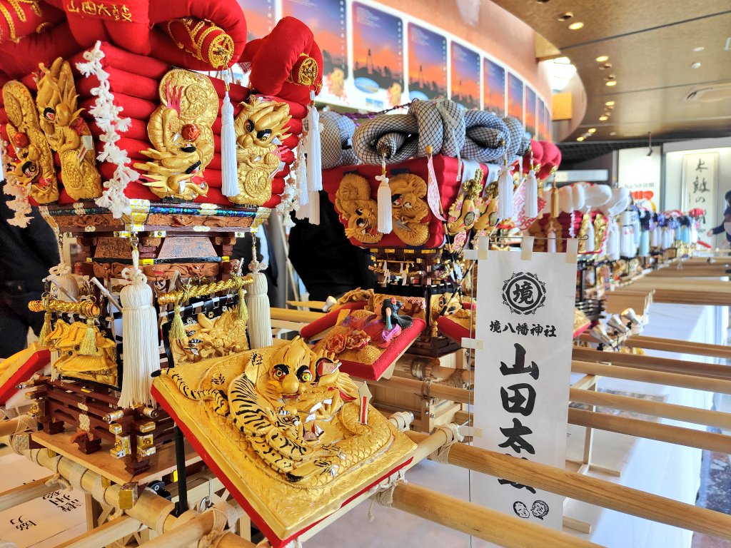 太鼓台ミニチュア 未完成 観音寺