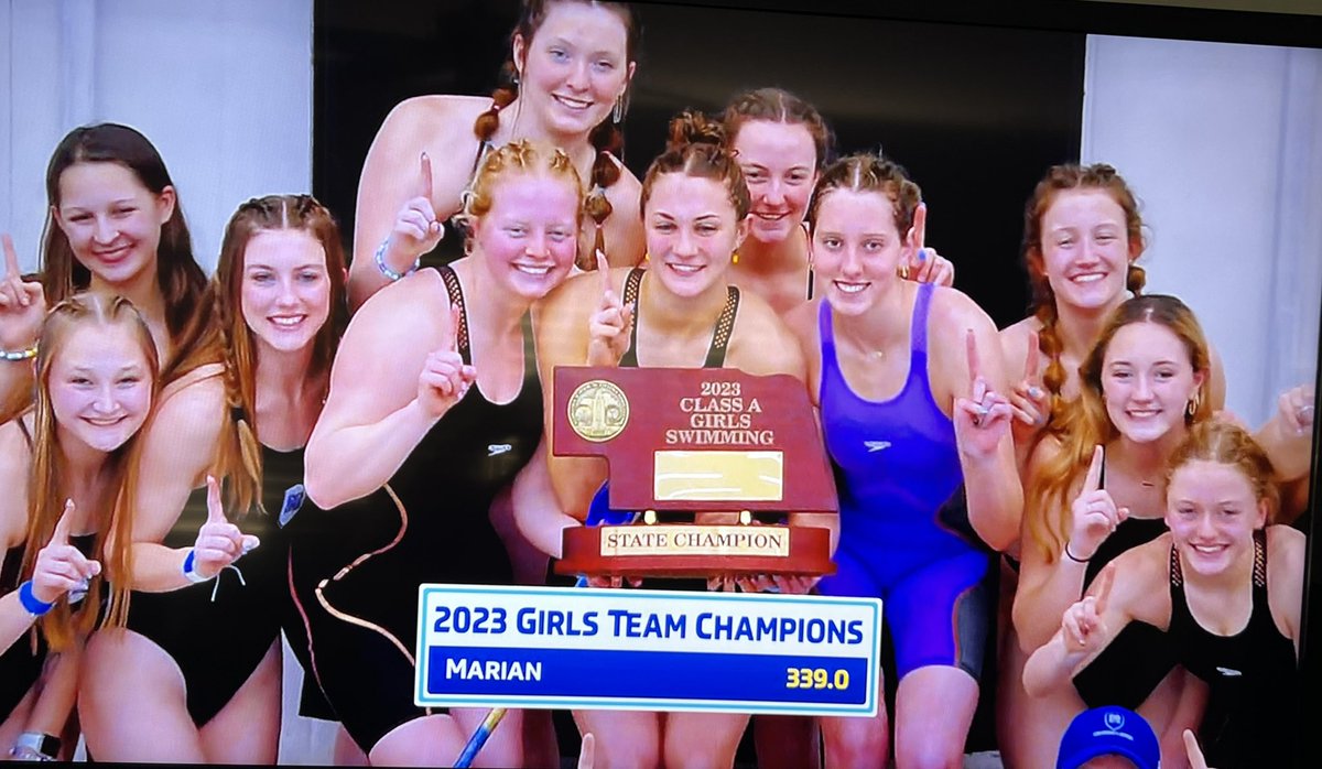 FigureByFaith's tweet photo. HUGE shout out the @marianswimdive for taking home the team state title! Have to give an extra shout out to @lauren_mendlick @katyfoleyy and @easton_glandt who won multiple medals 🏅 🥇🥈🥉I’ve had the honor and privilege to work with these amazing athletes. https://t.co/NtfqzKaIZs