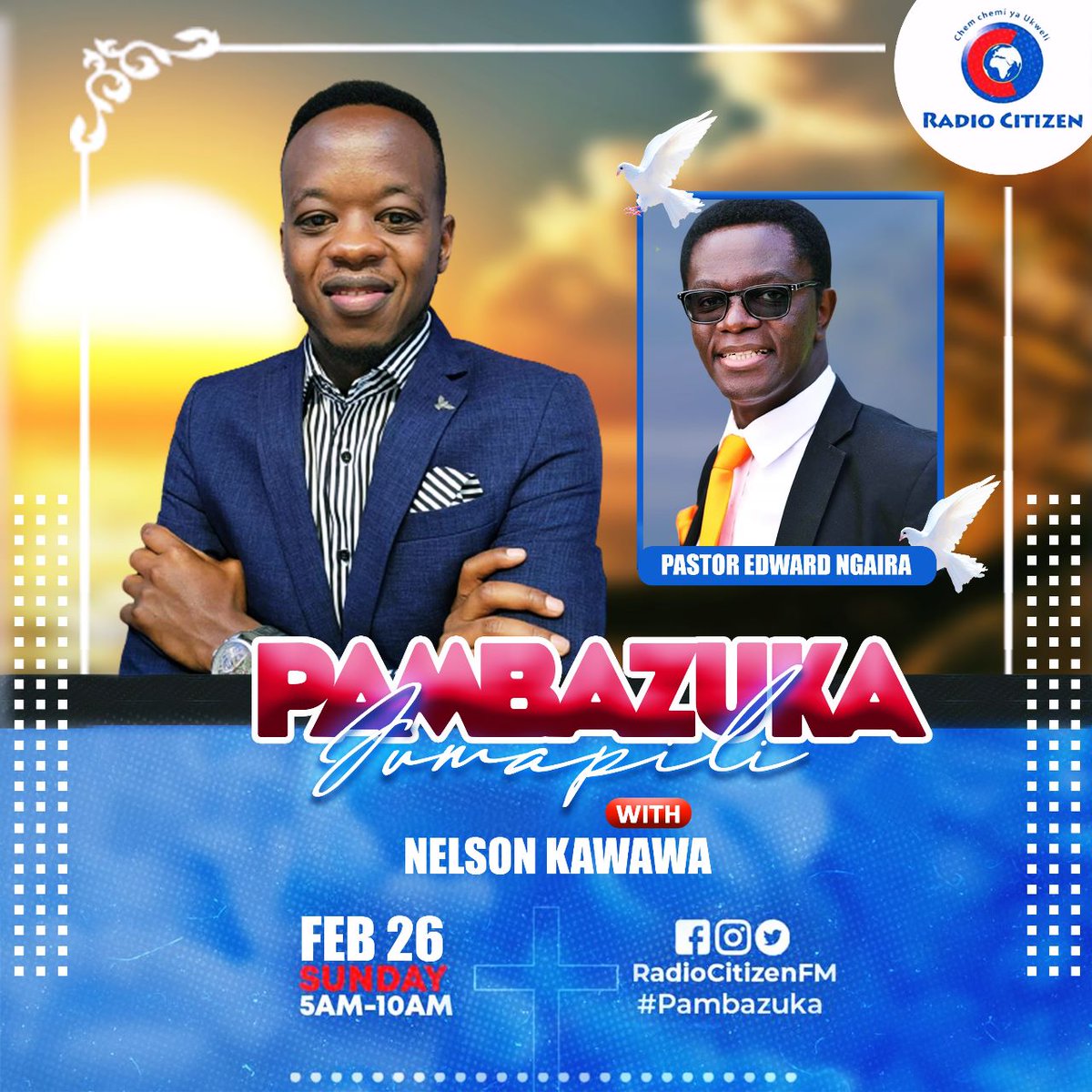 Morning worship 🙌🙏 #PambazukaJumapili <a href="/RadioCitizenFM/">Radio Citizen</a>