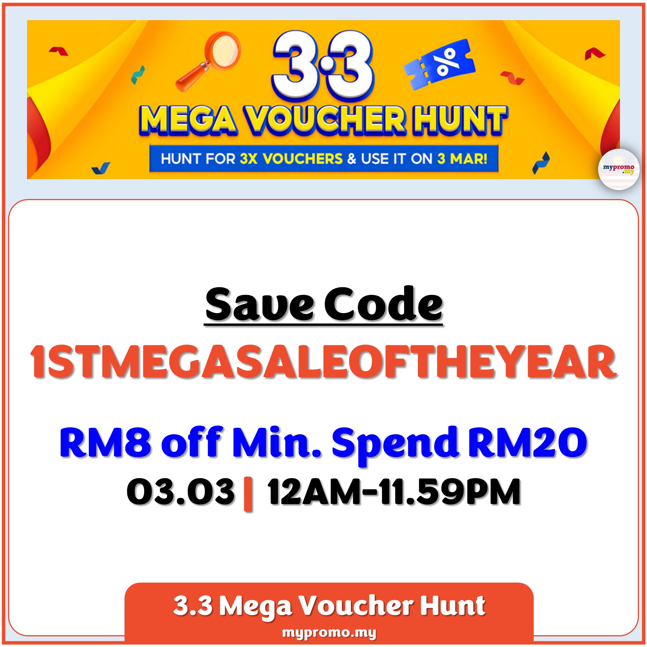 Shopee 3.3 Voucher Hunt