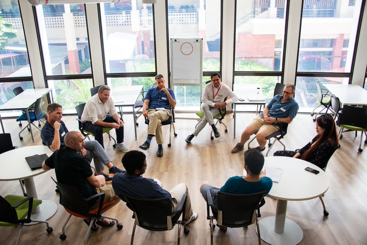 SmithRChris's tweet photo. @bensummerton and @SmithRChris hosted over 60 like-minded educators at the #DatainSchools Conference in Southeast Asia @SAmericanSchool. Networking, problem-solving, collaboration. Will we see you at the next one in October? More to come! https://t.co/nan4QRyF7Q