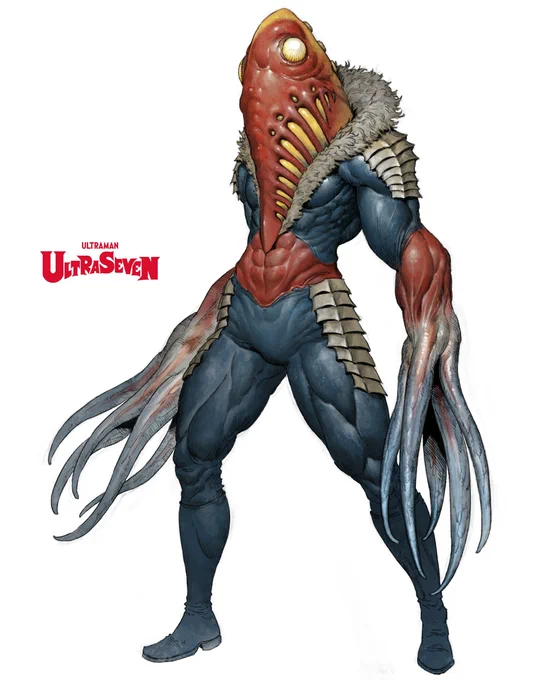 메트론 성인Alien Metron from UltraSevenphotoshop 