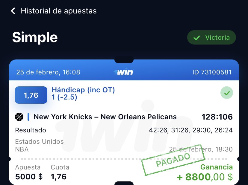 SPORTSPICKSFER's tweet photo. Pasamos a cajas ✅🔥✅🔥✅🔥 https://t.co/uXEXNlNfKC
