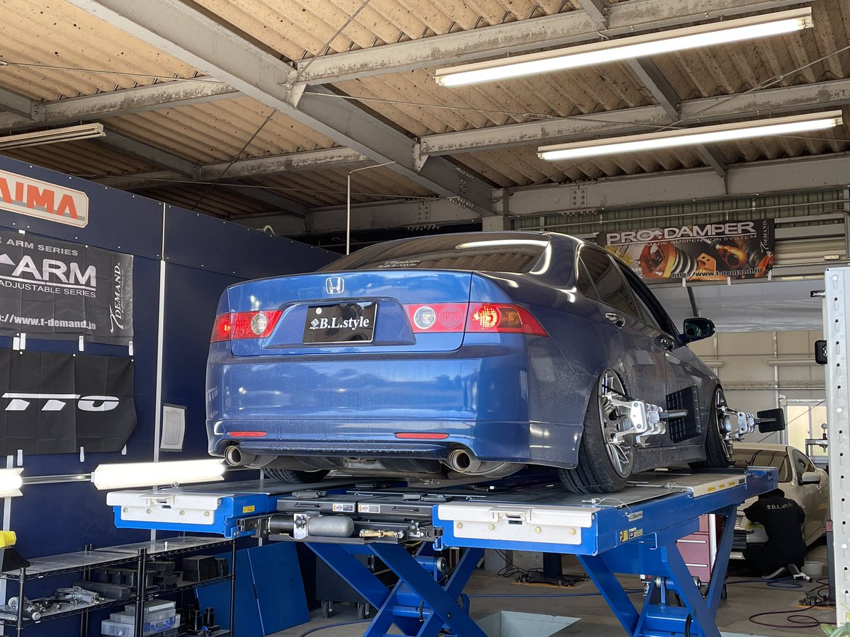 CL7アコード T-DEMAND フルスペック車高調 フルアーム 3Dアライメント