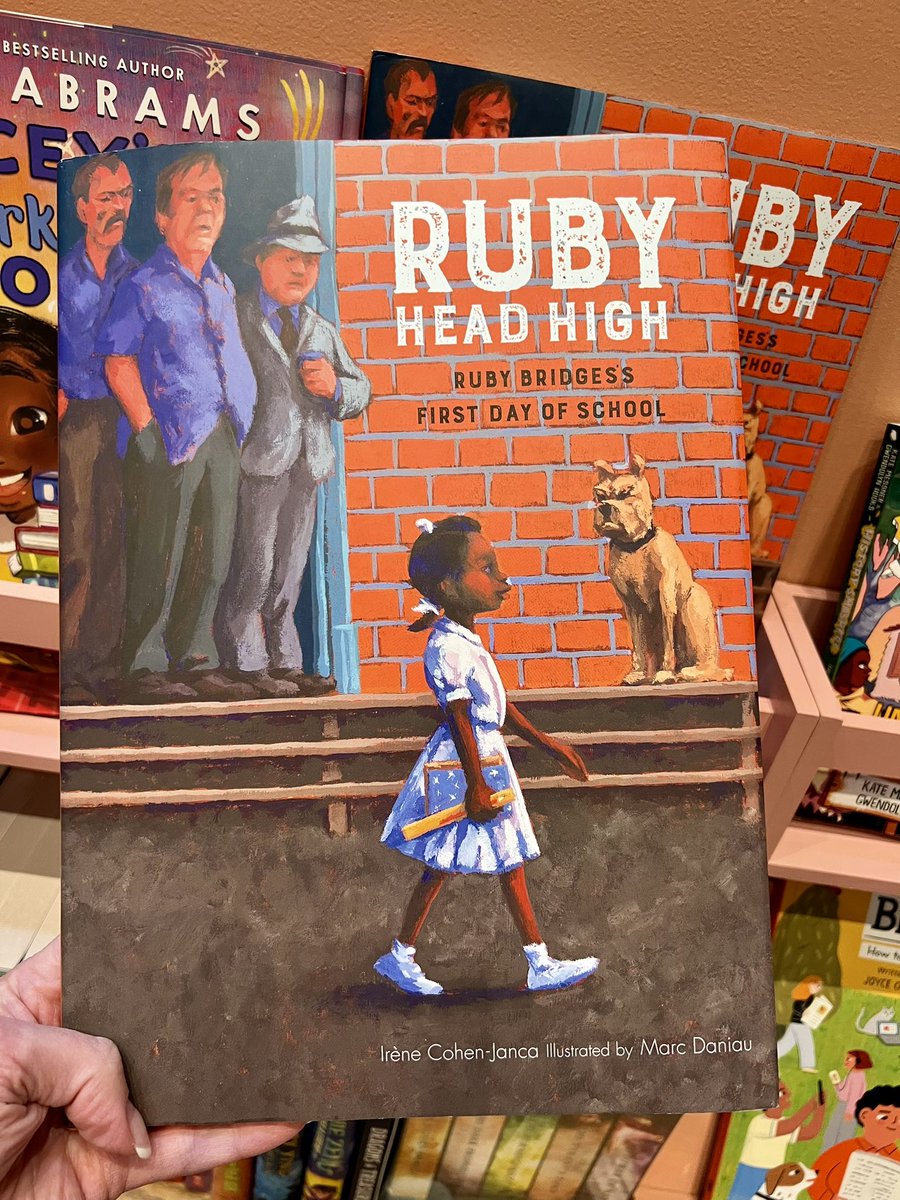 MatzenErin's tweet photo. Stellar, new #Indie bookstore in Historic Valley Junction. #ReadingInPublic scored an A+ for cool vibe, great interior, excellent book selection, fabulous wall covering, killer merch, and illustrators on display. We will be back! 

Favorite book tonight goes to: Ruby Head High 💛 https://t.co/zOsJr5sbkL