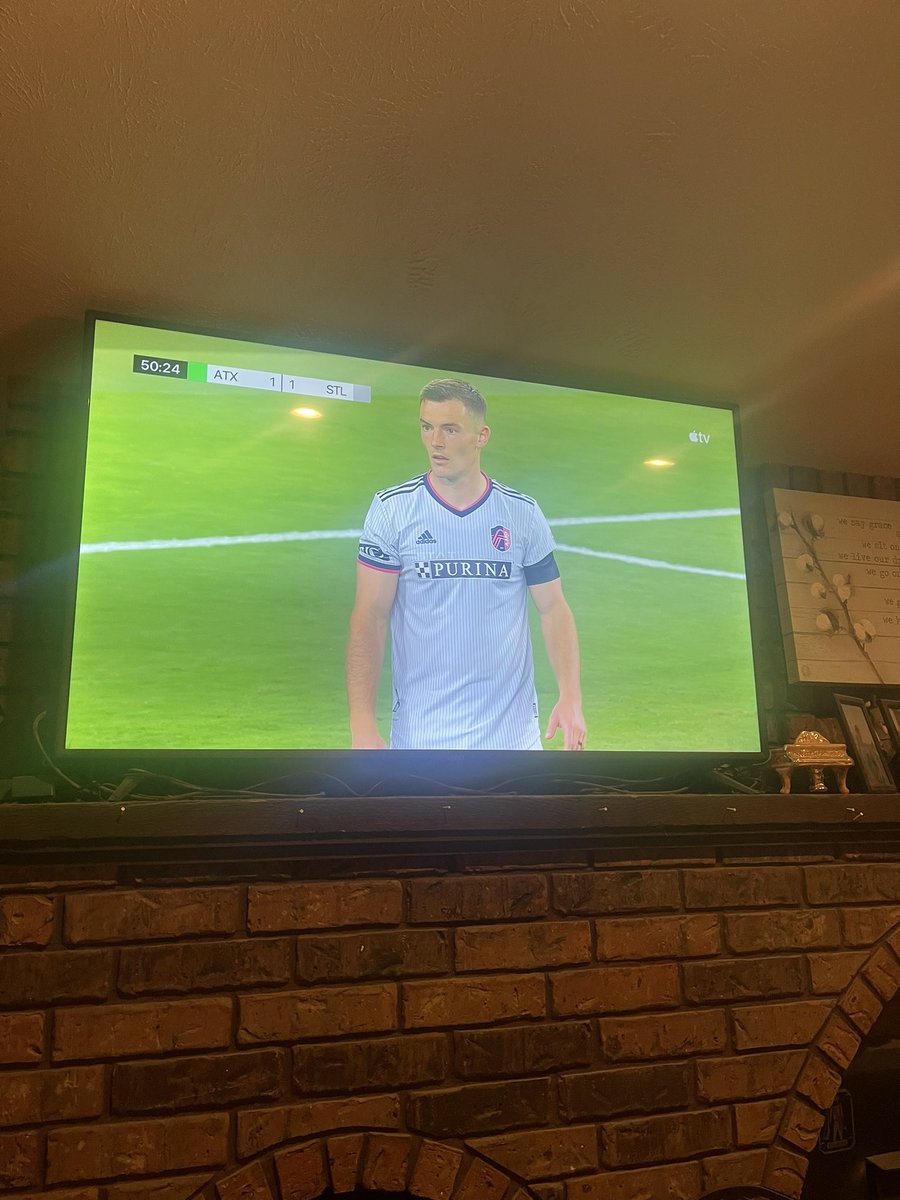 How our evening started….&amp; how it ended Nicks having a great night! Starting with us watching Missouri State Ice Hockey with the Missouri State Men's Soccer team. Nick got to drop the puck with his buddy Jack Denton. Then we came home and turned on the St. Louis CITY SC  game.