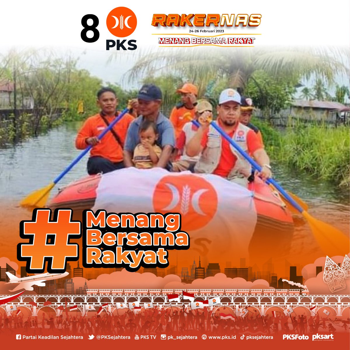 #MENANGBERSAMARAKYAT
APEL SIAGA PKS