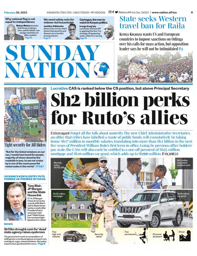Sh2 billion perks for Ruto’s allies  epaper.nation.africa/product/daily-…