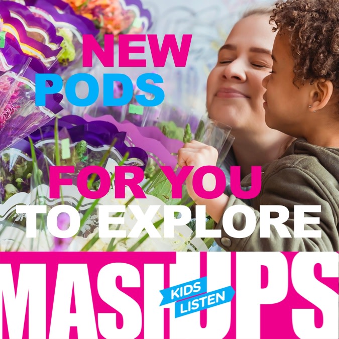 kids_listen's tweet photo. Kids Listen Mashups for Family Fun and Discovery! Meet the makers who make interesting and accessible news podcasts for kids in this #kidslisten #mashups - https://t.co/aGLGxaDn10 https://t.co/hK9NZxKdpp