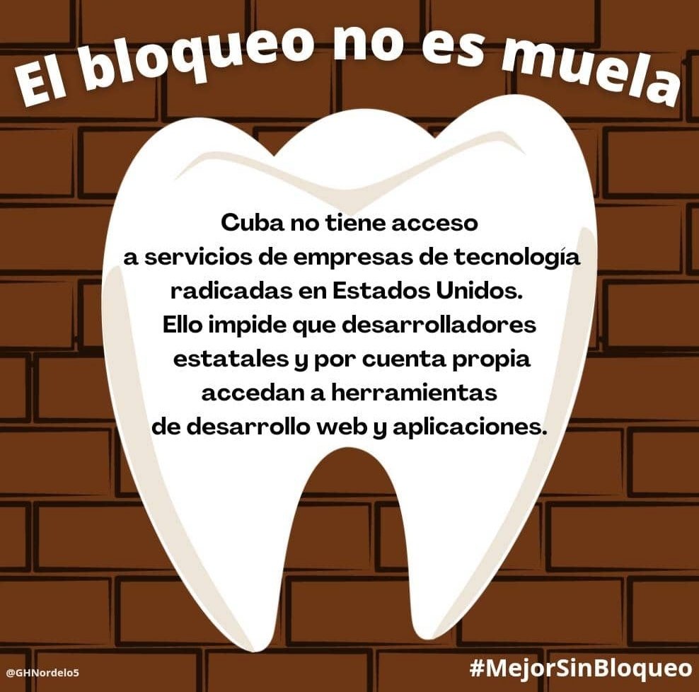 Si el bloqueo es un pretexto, ¿Por qué no quitan el pretexto? #Cuba #PuentesSiBloqueoNo #CDRCuba #SomosDelBarrio
