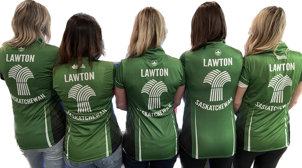SASKAAAAATCHEWAAAAANNNN

My sister and her friends celebrating Curling Day in Canada by wearing Stef Lawton’s jerseys (and watching the game with her) from the Scotties. 

Six Scotties appearances for Lawton wearing the Saskatchewan colours. #cbccurl