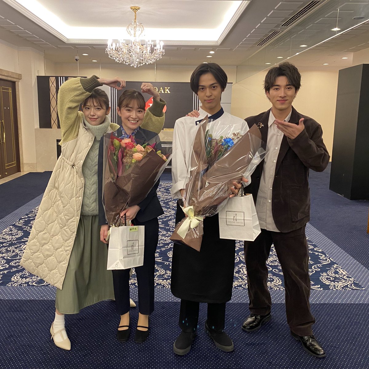 tx_sorekon's tweet photo. #それ婚 🐭💍
ご視聴ありがとうございました💞

ねずみ一家の次女
式場ホールスタッフ
チュル美／淡島芹奈 役
#優希美青 さん✨

ねずみ一家の末っ子
式場見習いシェフ
チュー太／御子柴隼人 役
#西岡星汰 さん✨

姉弟ケンカのかけ合い最高でした😂🫶 https://t.co/vJo6haPwDU