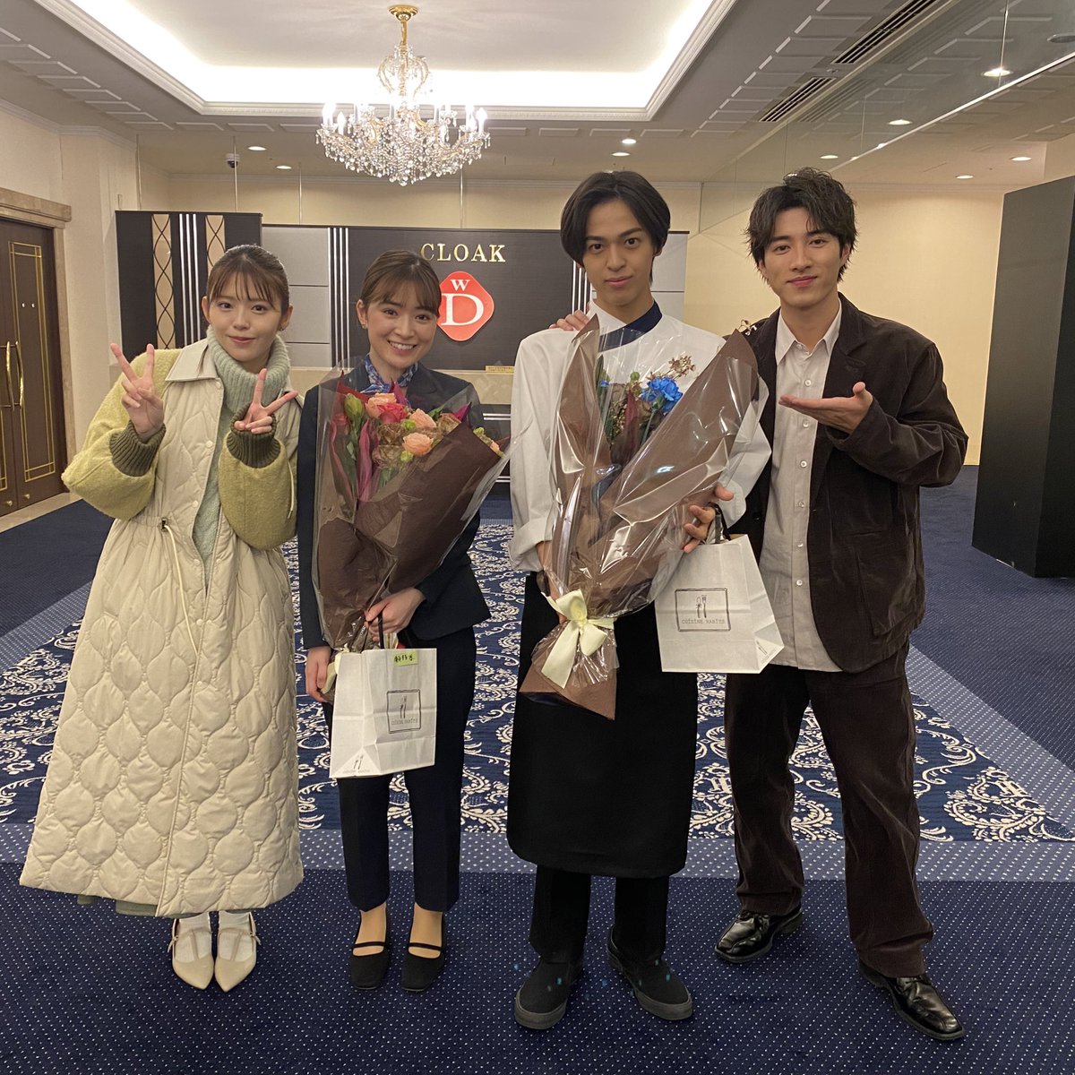 tx_sorekon's tweet photo. #それ婚 🐭💍
ご視聴ありがとうございました💞

ねずみ一家の次女
式場ホールスタッフ
チュル美／淡島芹奈 役
#優希美青 さん✨

ねずみ一家の末っ子
式場見習いシェフ
チュー太／御子柴隼人 役
#西岡星汰 さん✨

姉弟ケンカのかけ合い最高でした😂🫶 https://t.co/vJo6haPwDU
