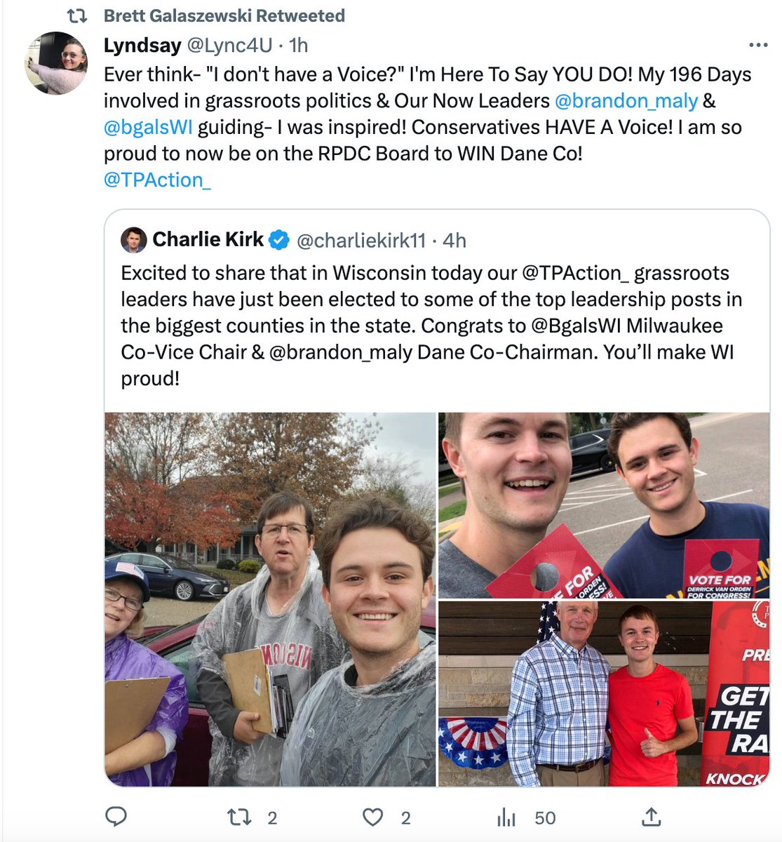 jnorcr's tweet photo. When you look at how a group like #TurningPointUSA manifests itself elsewhere (like the UK), we can clearly see their far right nature.
#TPUSA is insinuating itself into the #WIGOP more and more.
#DaneCountyWI β #LewishamUK https://t.co/d1cJ1vncFN