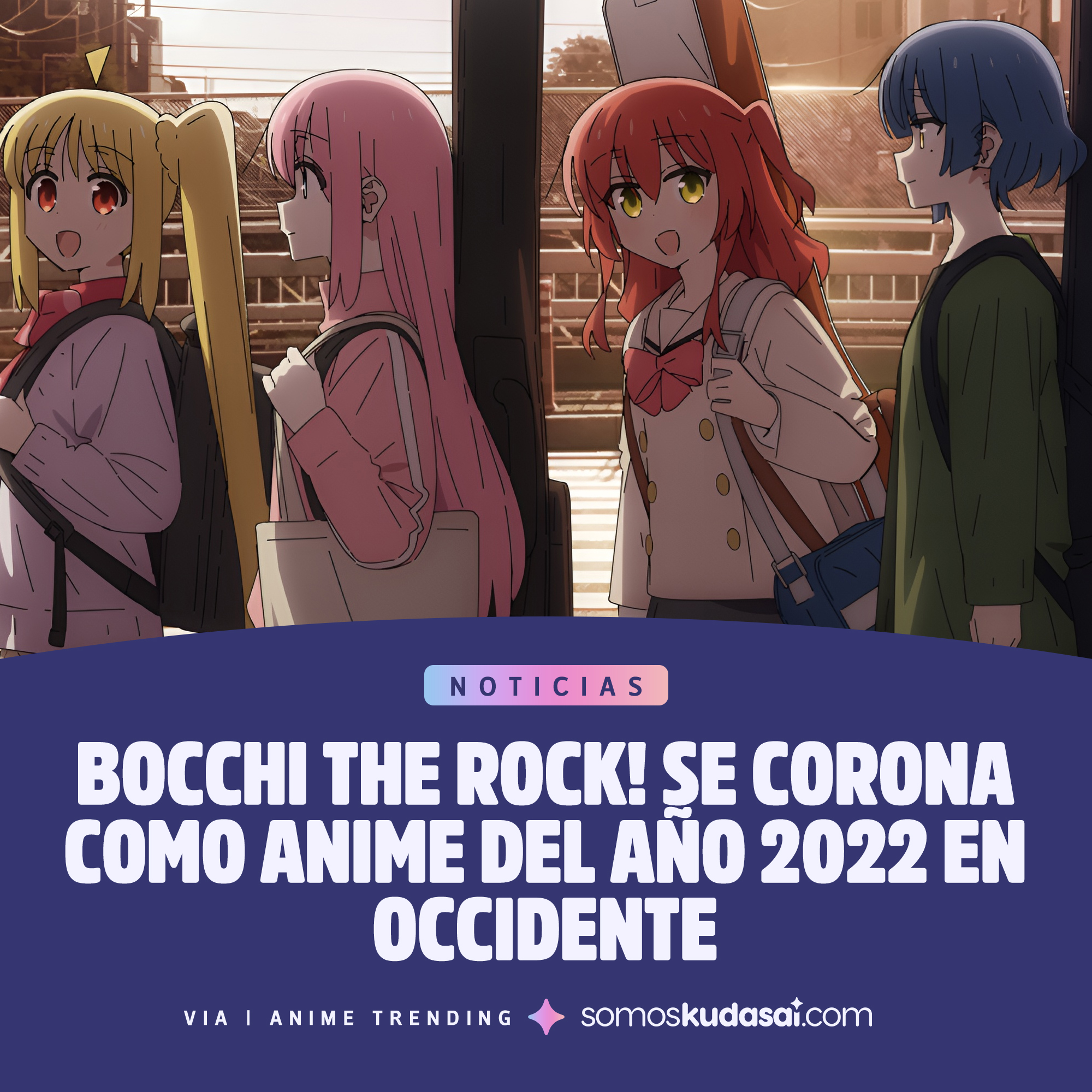 BOCCHI THE ROCK!, Summer Time Rendering Lead Awards Tally in the