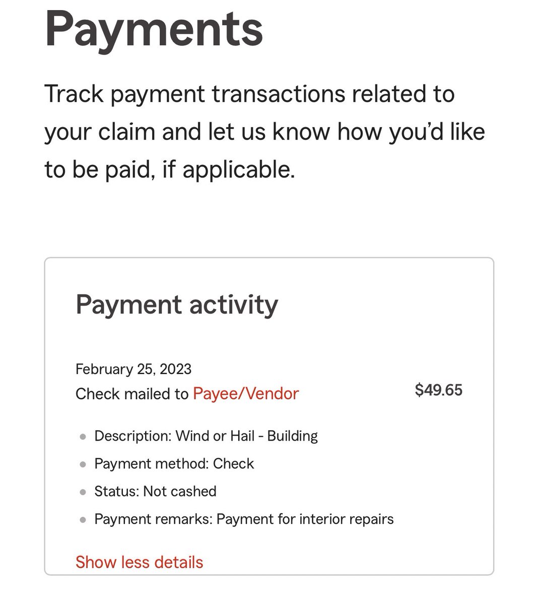 Just a public service announcement that @StateFarm is absolute trash. I have homeowners’ insurance and my roof was destroyed in the last storm. This was their compensation check to me….$49…Buyer beware. Also, I’ve called my representative at least 10 times with no call back.