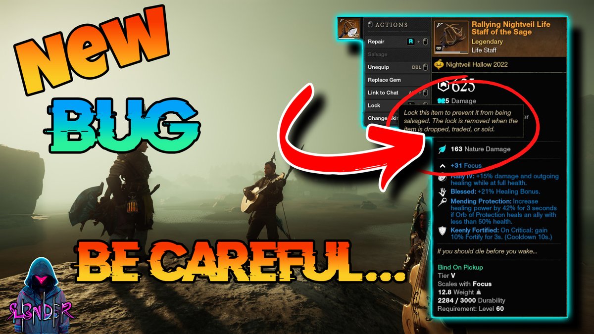 s13nderm4n's tweet photo. Be careful when locking your BOE gear in New World, you may accidentally equip it. Video below π
π½οΈ https://t.co/grRsb5vvTq
Game @PlayNewWorld
#NewWorldGame #NewWorldMMO
#sl3ndermmo #sl3nder #mmorpg
#NewWorldNews #NewWorldUpdate https://t.co/c6eHQuUbOq