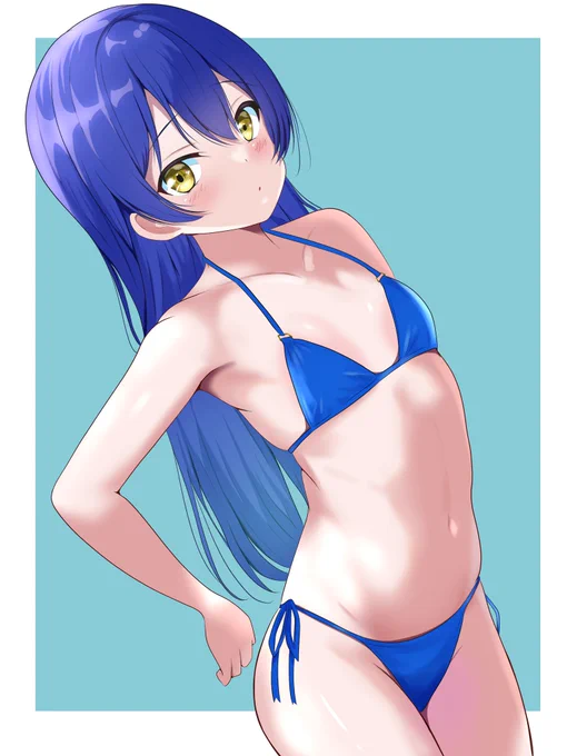 水着海未ちゃん 