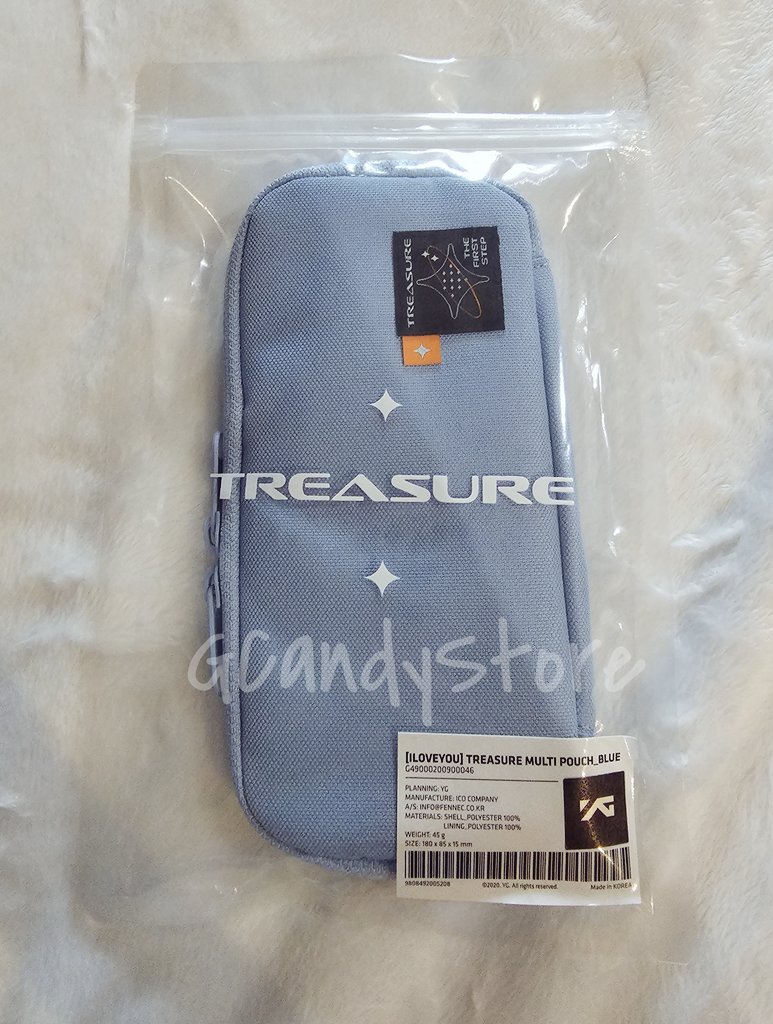 GCandyStore's tweet image. [พร้อมส่ง] TREASURE MULTI POUCH - BLUE (ขนาด 18x1.5x8.5cm)

ราคา 590 ฿  (รวมส่งแล้ว) สนใจ DM ค่ะ 🥰

#ตลาดนัดtruz #ตลาดนัดtreasure #ตลาดนัดเด็กสมบัติ #TREASURE
