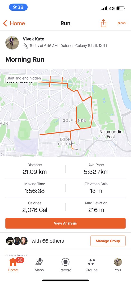 #SUB2 #Jhukeganahinsaala #Delhihalfmarathon …end the season with the swag <a href="/foreseesaurabh/">Saurabh kapil</a>