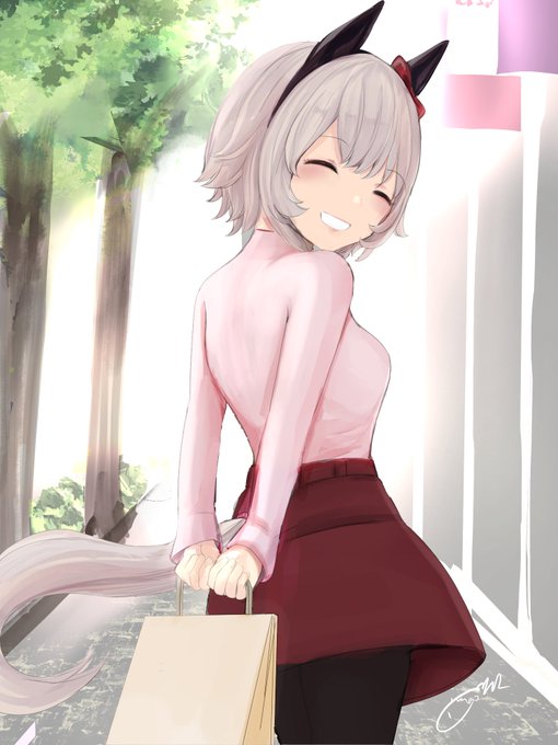 #ウマ娘#カレンチャンデート編⑥「買い物もできたし、じゃあ戻ろうか…」買いたいものも買えてカレンは上機嫌だ-ん?戻る?-帰るじゃなくて? 