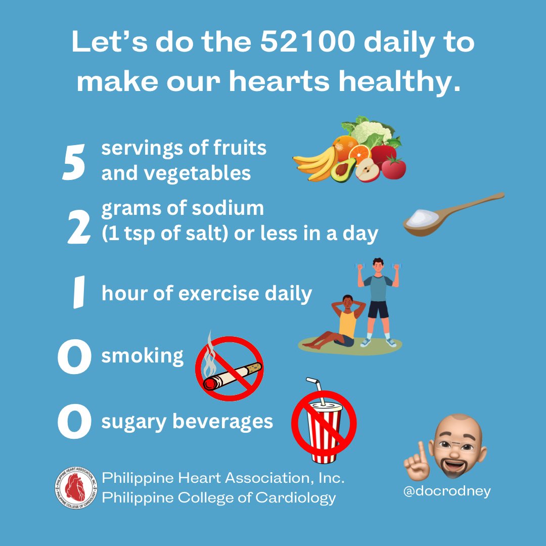 In celebration of the 50th Philippine Heart Month, let’s remind ourselves to take care of our hearts so we can also care for our loved ones. ♥️♥️♥️ #52100 #philippineheartassociation #useheart #heart #CardioTwitter