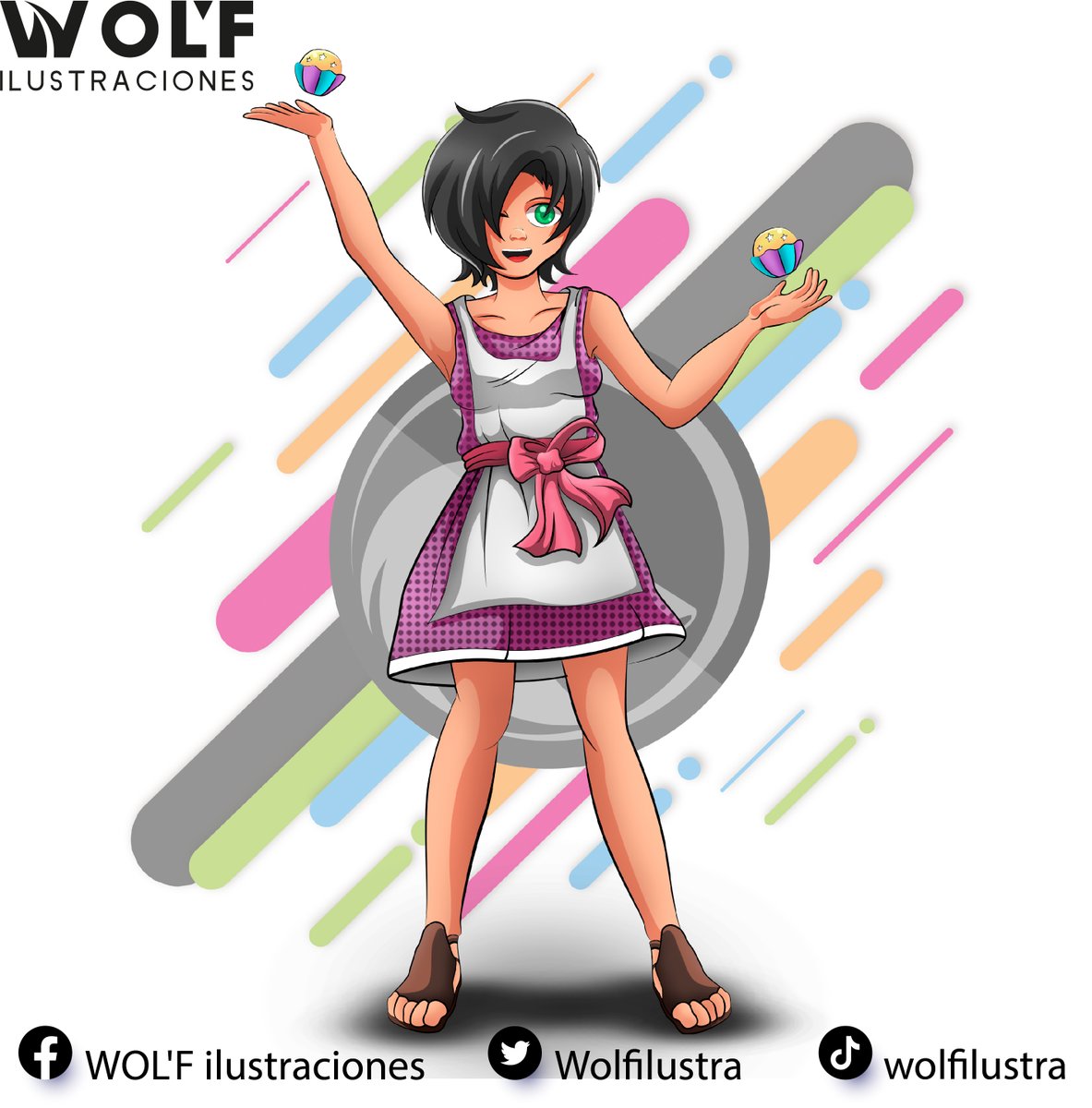 Wolfilustra's tweet photo. Modelo Nº08
Lilith ,  "La esperanza para un dulce futuro", ese es su dicho. 
.
.
.
.
.
#dibujo
#ilustracion
#ilustraciondigital
#dibujodigital
#drawin
#originalcharacterart
#art
#creatividad
#arte
#chica
#girl
#personaje
#personajeoriginal
#originalcharacter
#dulce 
#kawaii https://t.co/7DGqOfobWN