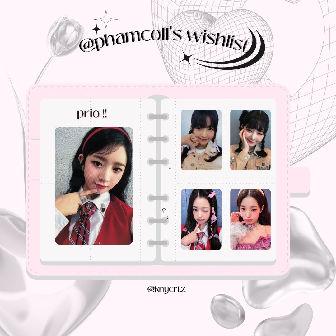 phamcoll's tweet photo. 𓂃 ♡ wtb lfs ph #1006wish 🦢 ꔫ
     🏹 rei and wonyoung pobs 𓍯  

𓏔 pref tingi, onhand
𓏔 x overpriced, x set
𓏔 2-3 pcs per seller 
𓏔 9-10/10 condi OK

🔖 wonyoung rei naoi pre order benefits eleven love dive lodi beatroad sw r1 r2 withmuu mokket luckydraw wink half heart https://t.co/I6YuRDreAS