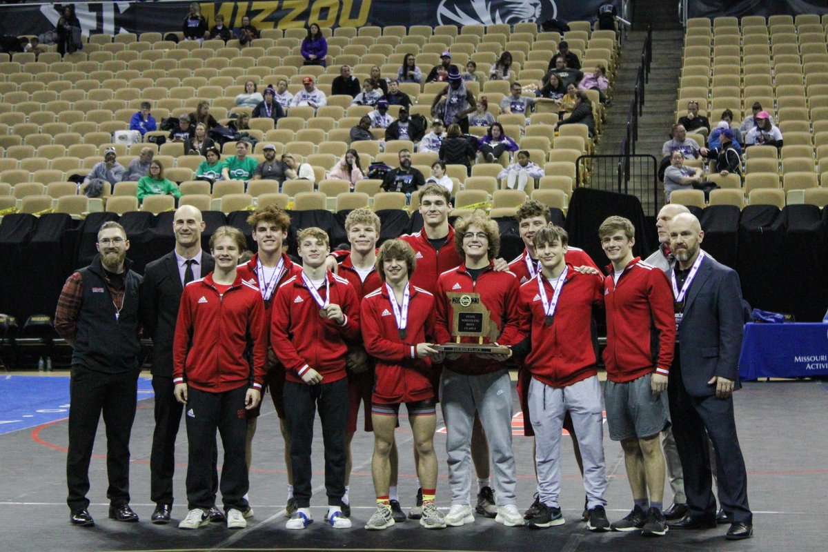 Final Four Finish!  These boys are bringing home a State Plaque!  Great finish to a great season!  Very proud!!! <a href="/OzarksOzone/">Ozarks Sports Zone</a> <a href="/OzarkHS/">Ozark Tigers</a> <a href="/OzarkTigers/">Ozark Schools</a> <a href="/missouriwrestle/">Missouri Wrestling</a>