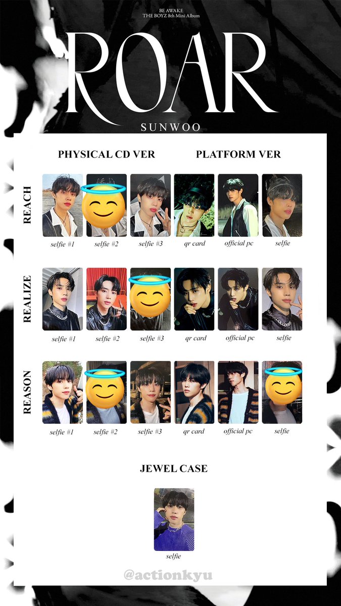dreameeeeeeeea's tweet photo. the boyz ドボイズ ドボ roar 交換

譲:1枚目 ジェイコブ エリック ハンニョン ソヌ

求:2.3枚目 ソヌ>ヒョンジェ

郵送での交換希望です。
ソヌはまとめての交換のみとなります。
交換可能な方はリプをお願いします。 https://t.co/xhwtBvY3c0