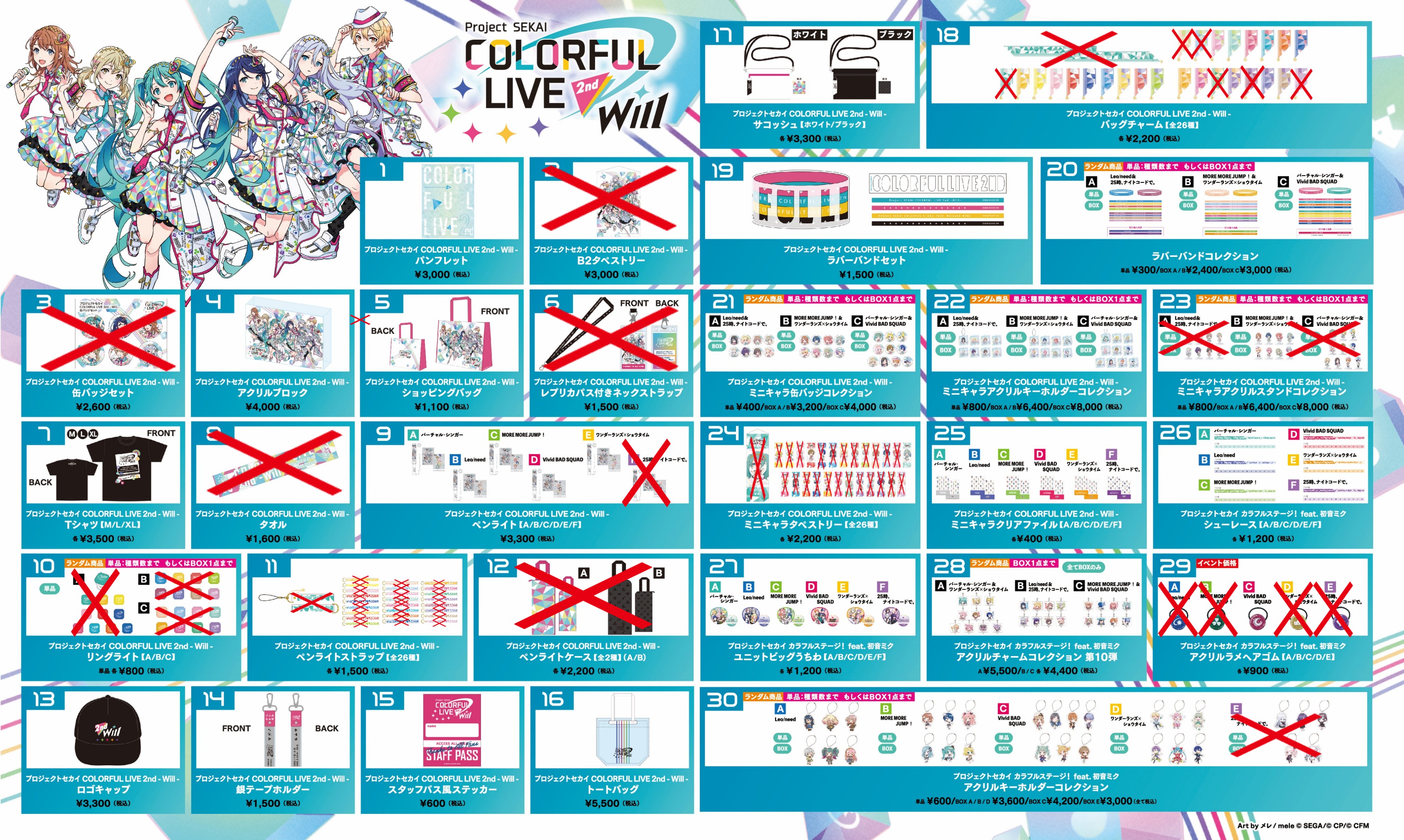 プロジェクトセカイ ばら売り プロジェクトセカイ COLORFUL LIVE 5th - Frontier -【セカライ