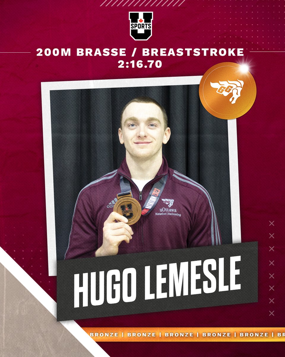 🥉‼️ NATIONAL BRONZE 🥉‼️

Hugo Lemesle has another! He’s won his second medal of the championship with a bronze in the 200m breaststroke! 🔥 

Let’s go! 👏